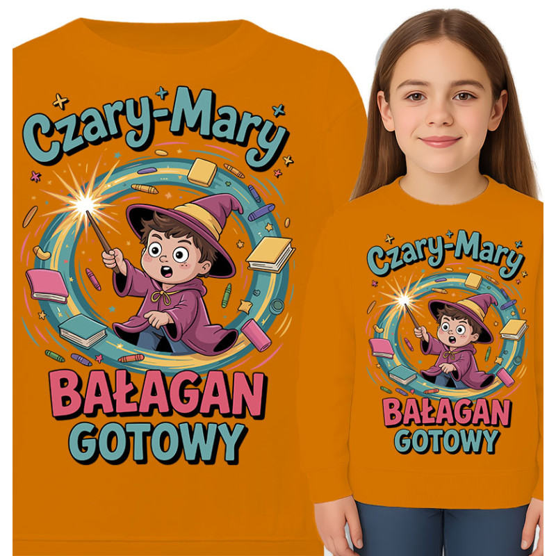 Bluza dziecięca 'Czary-Mary, bałagan gotowy!'