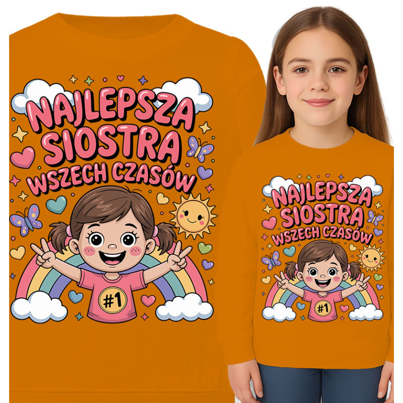 Bluza dziecięca 'Najlepsza Siostra'