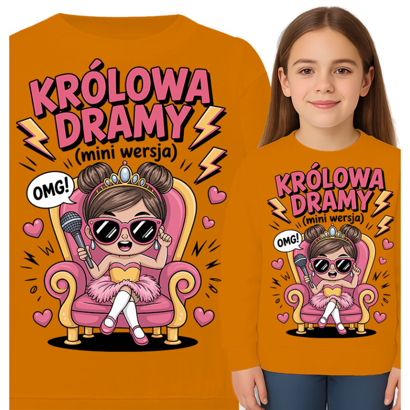 Bluza dziecięca 'Królowa Dramy (mini wersja)'