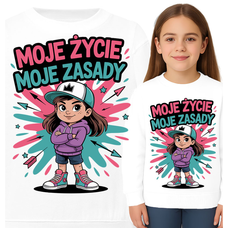 Coole graphic sweatshirt voor kinderen