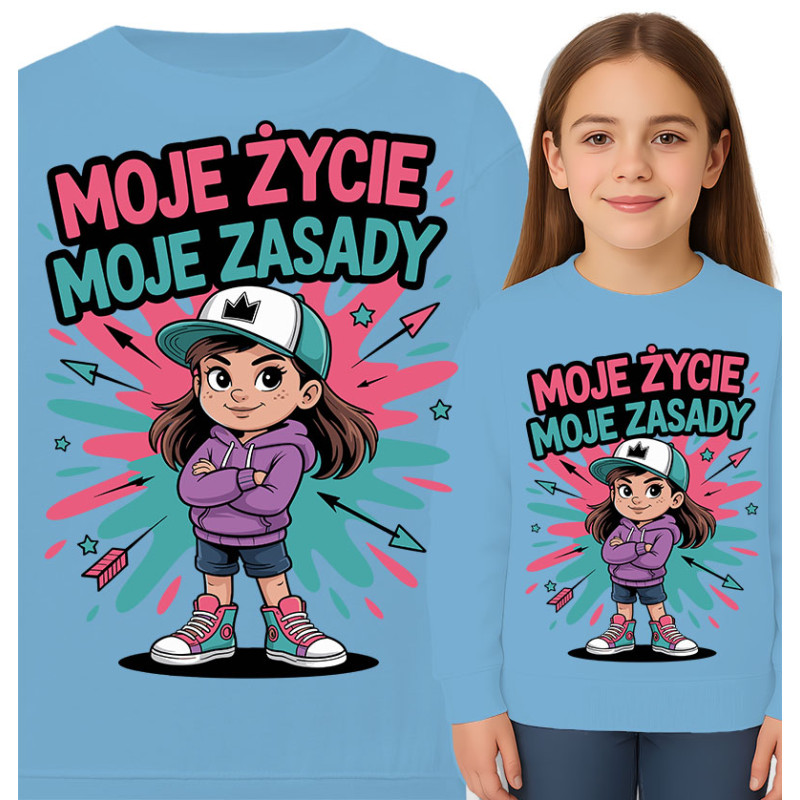 Coole graphic sweatshirt voor kinderen