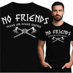 No Friends Graphic Tee