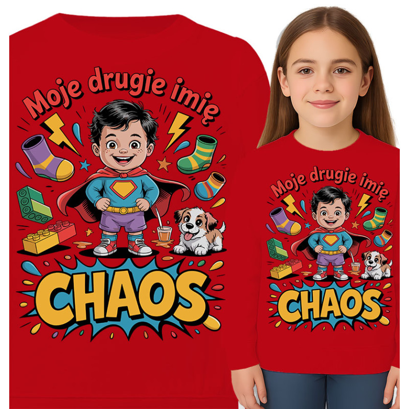 Bluza dziecięca  'Moje drugie imię: Chaos'