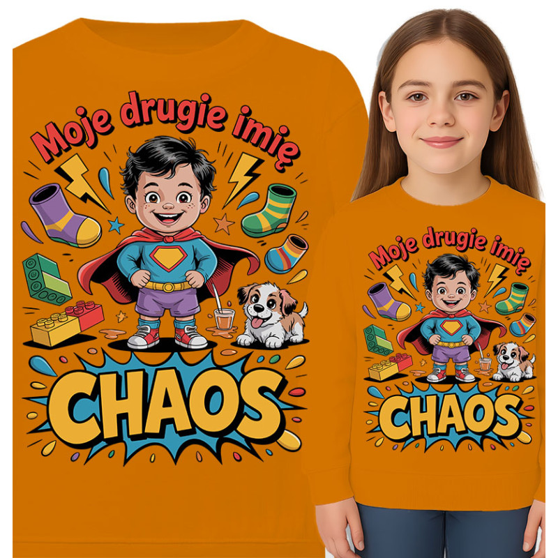 Bluza dziecięca  'Moje drugie imię: Chaos'