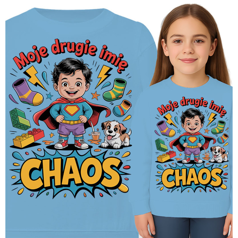 Bluza dziecięca  'Moje drugie imię: Chaos'
