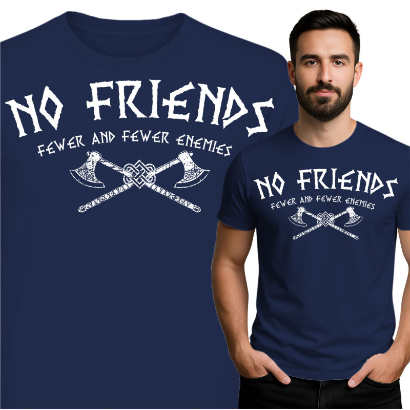 No Friends Graphic Tee