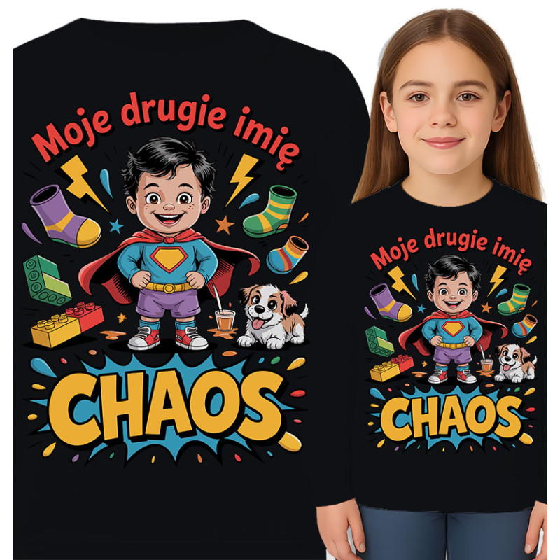 Bluza dziecięca  'Moje drugie imię: Chaos'