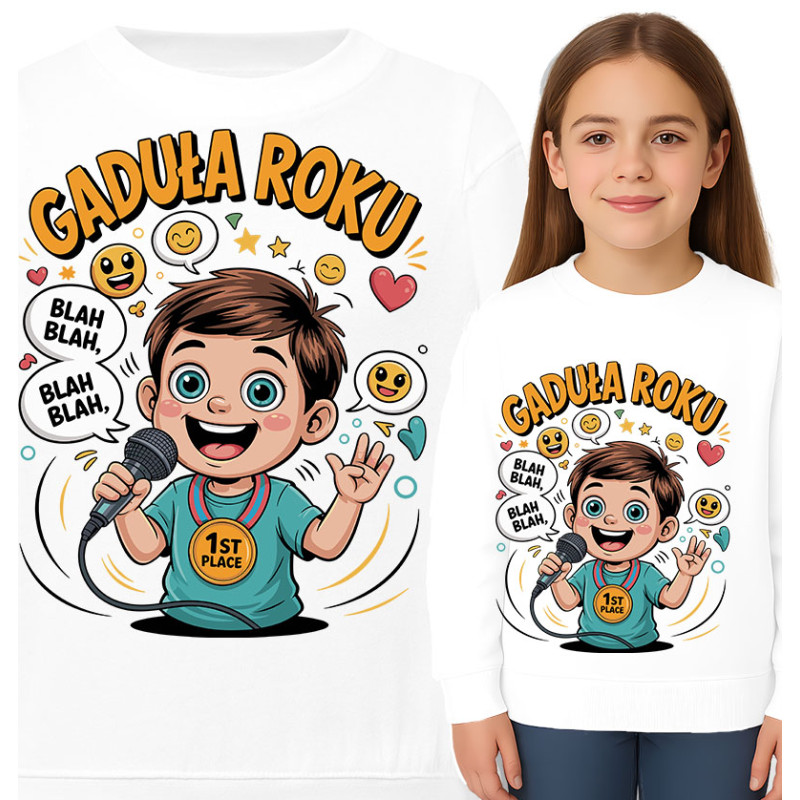 Bluza dziecięca 'Gaduła Roku'
