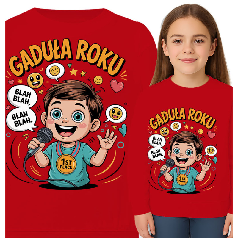 Bluza dziecięca 'Gaduła Roku'