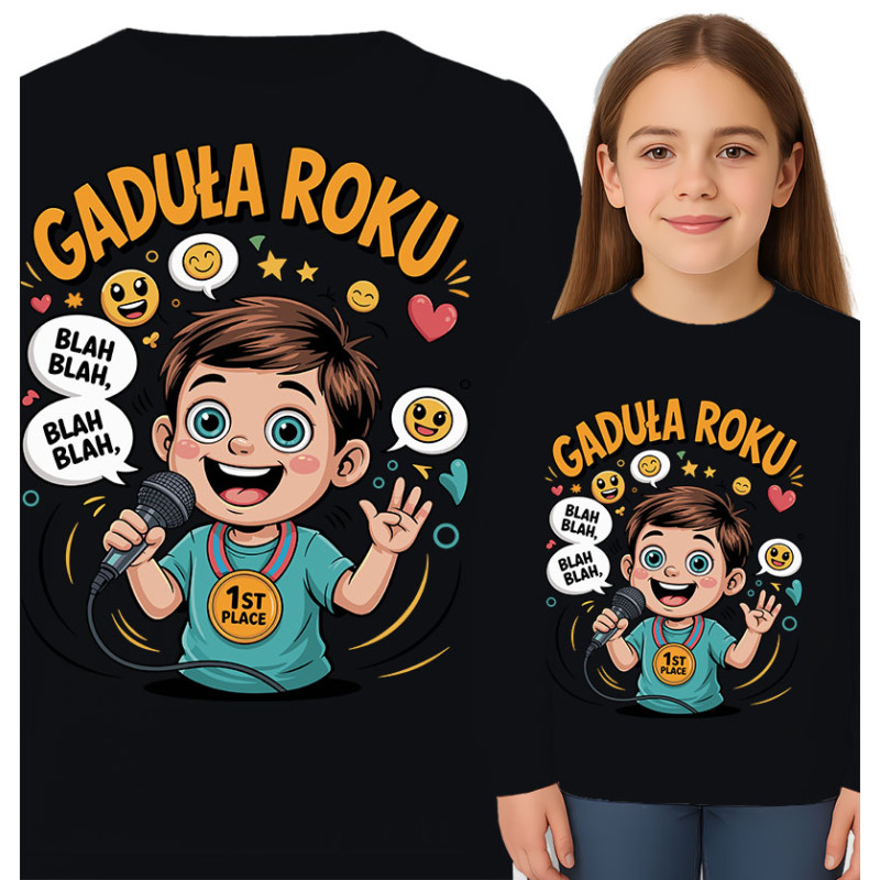 Bluza dziecięca 'Gaduła Roku'