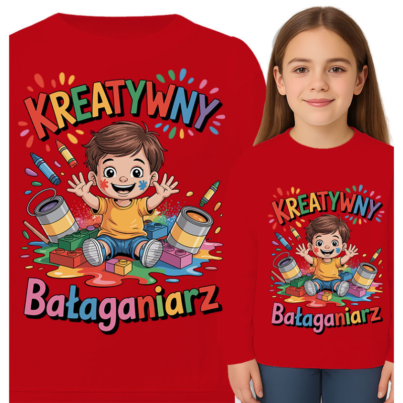 Bluza dziecięca 'Kreatywny Bałaganarz'