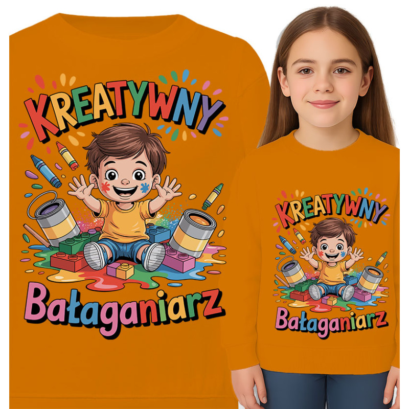 Bluza dziecięca 'Kreatywny Bałaganarz'