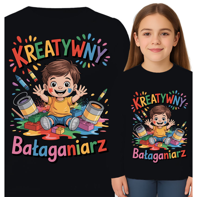 Bluza dziecięca 'Kreatywny Bałaganarz'