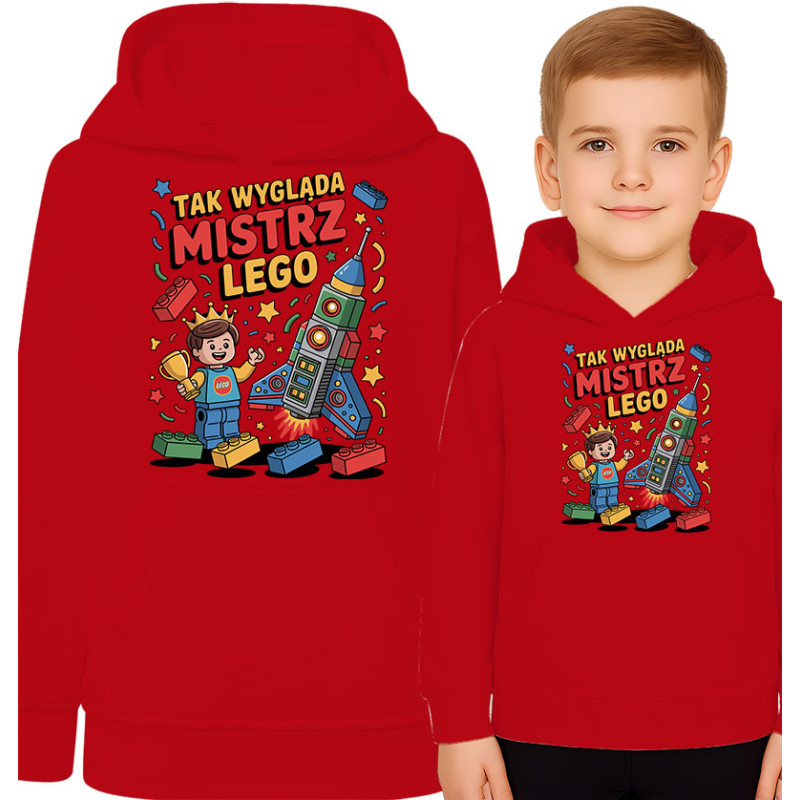 Bluza dziecięca 'TAK WYGLĄDA MISTRZ LEGO'