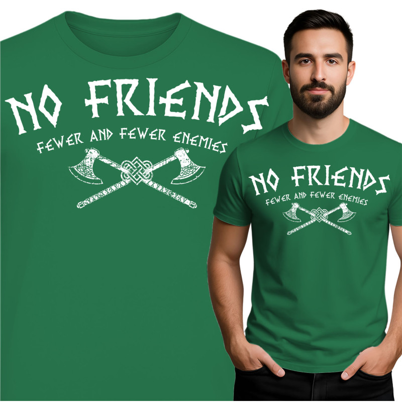No Friends Graphic Tee