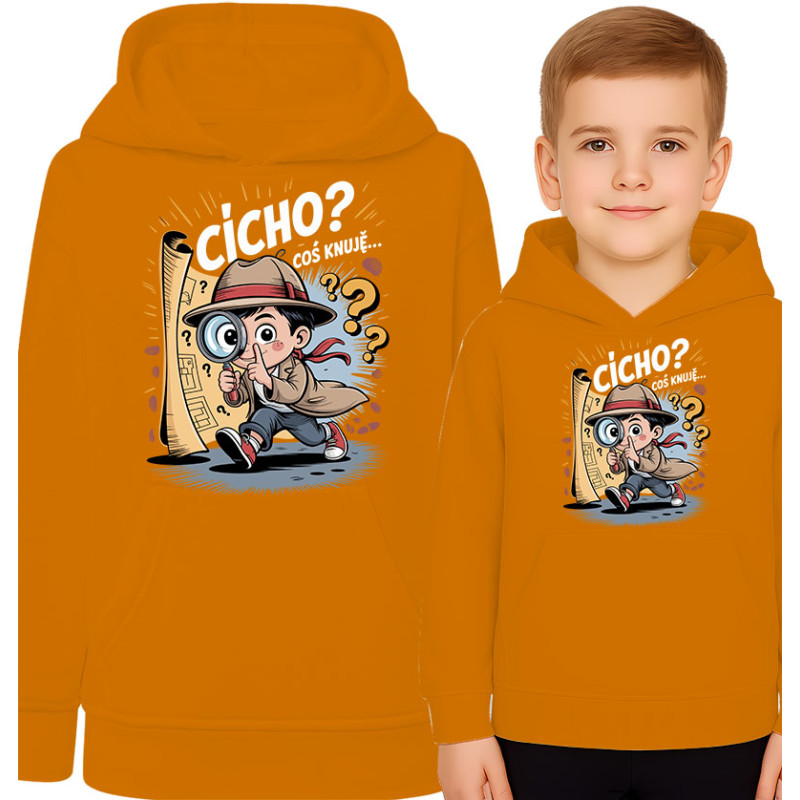 Bluza dziecięca 'CICHO? COŚ KNUJĘ…'