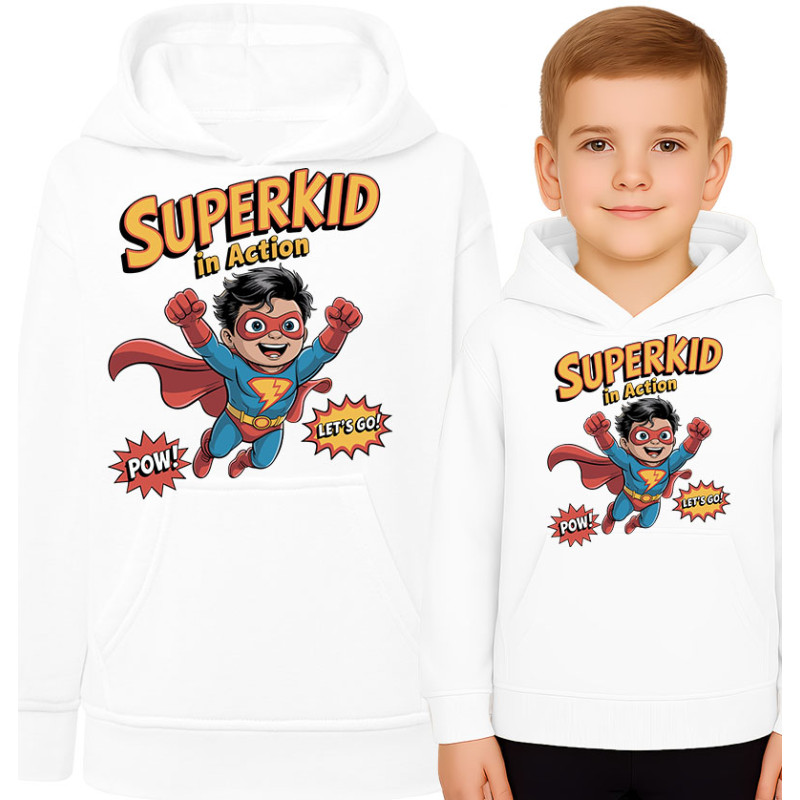 Bluza dziecięca 'Superkid w Akcji'