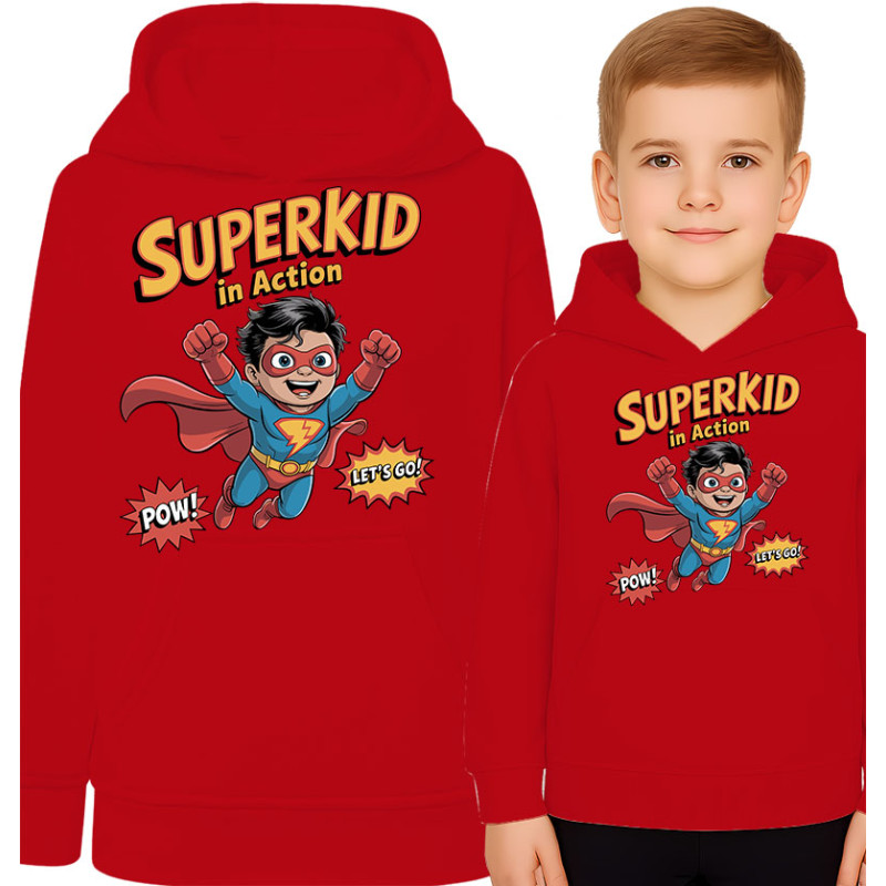 Bluza dziecięca 'Superkid w Akcji'