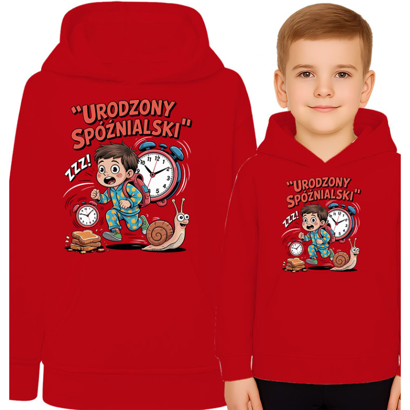 Bluza dziecięca 'Urodzony Spoźnialski'