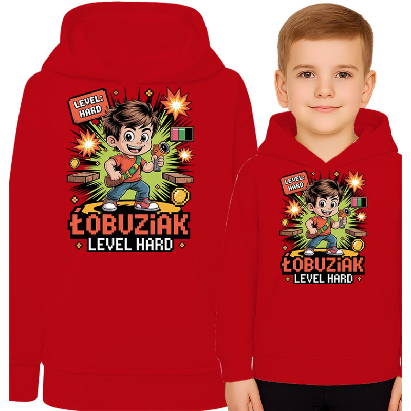 Bluza dziecięca'Łobuziak – Poziom Trudny'