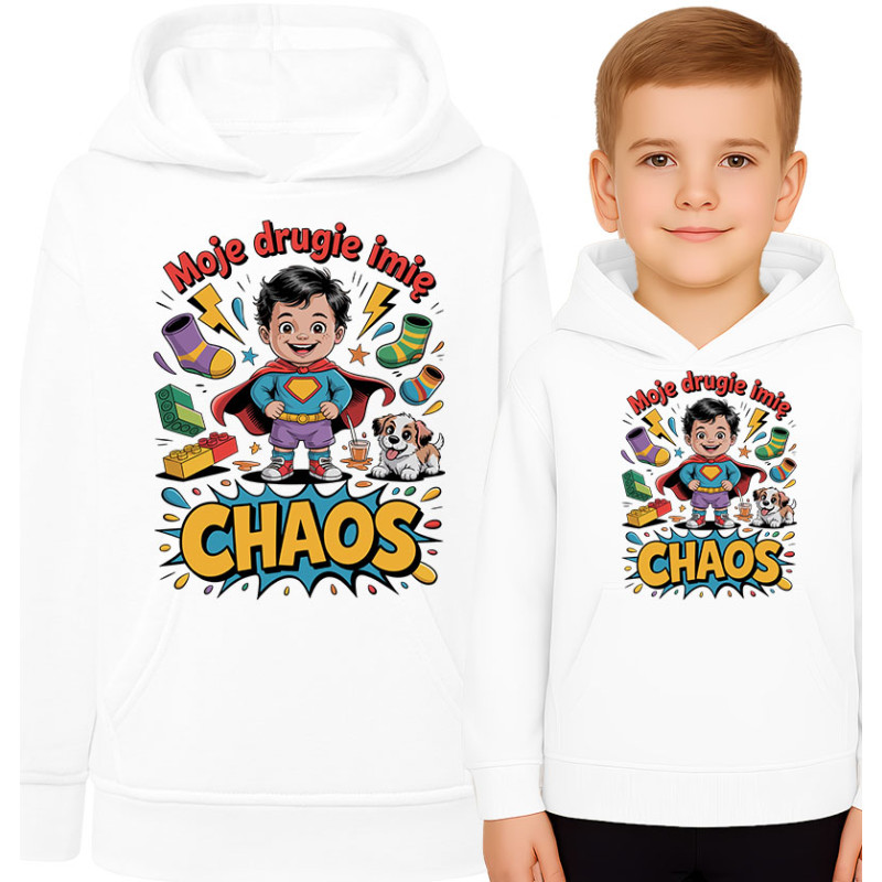 Bluza dziecięca 'Moje drugie imię: Chaos'