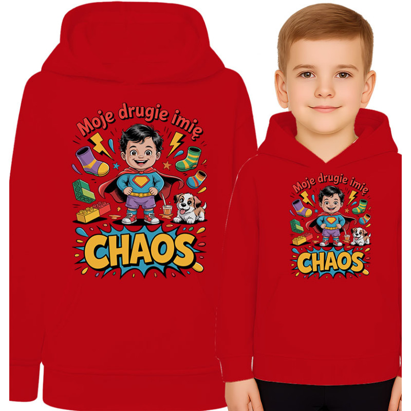 Bluza dziecięca 'Moje drugie imię: Chaos'