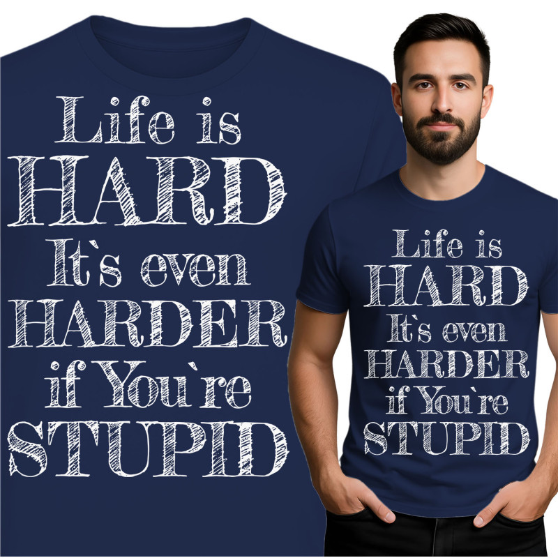 Grappige Levensstatement T-Shirt