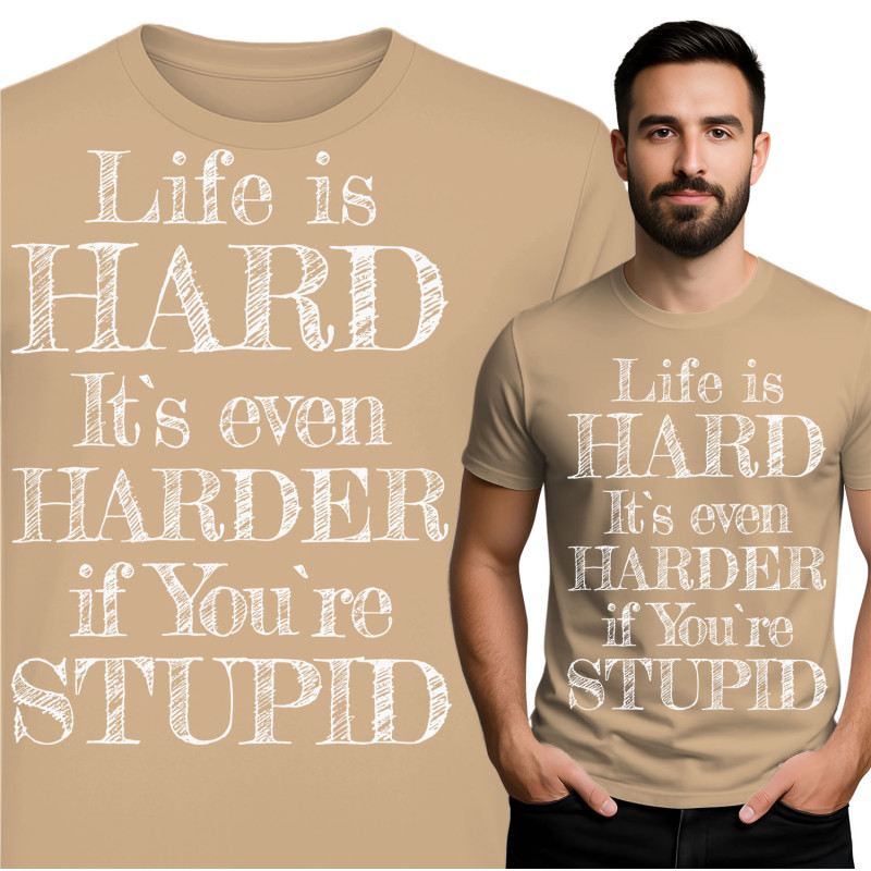 Grappige Levensstatement T-Shirt