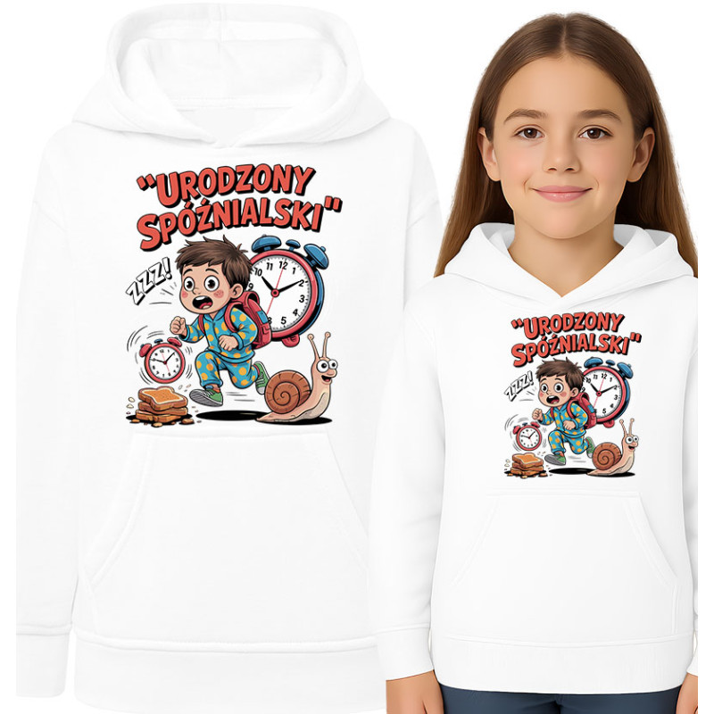Hoodie 'Te Laat Geboren'