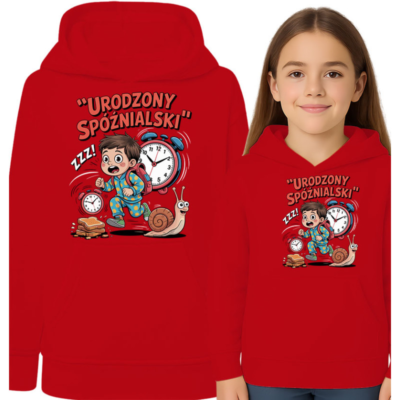 Bluza dziecięca 'Wszędzie mnie pełno, znowu tu jestem!'