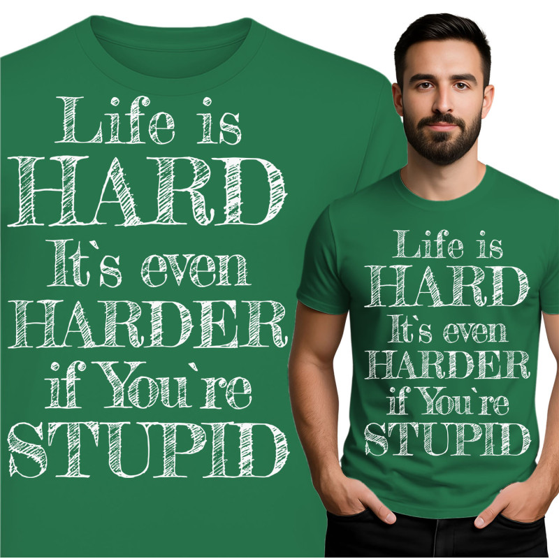 Grappige Levensstatement T-Shirt
