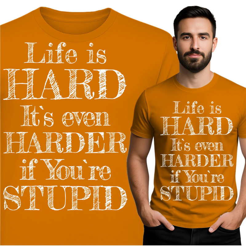 Grappige Levensstatement T-Shirt