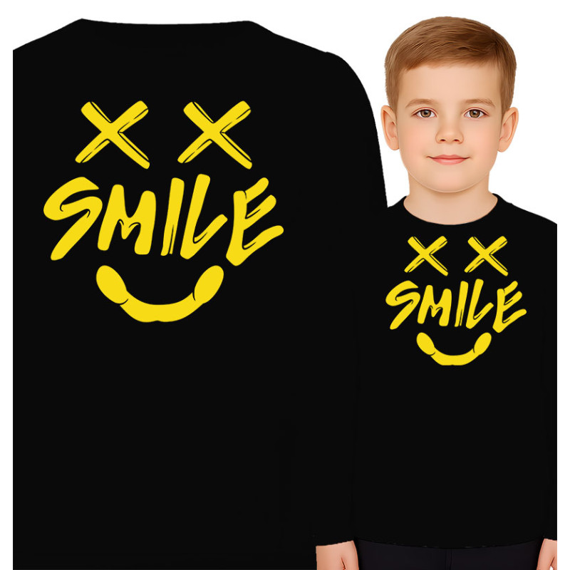 Felrode Kindertshirt met Glimlach