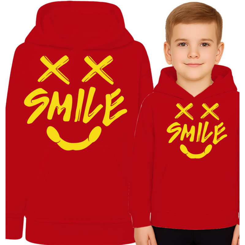 Felle Rode Hoodie voor Kinderen
