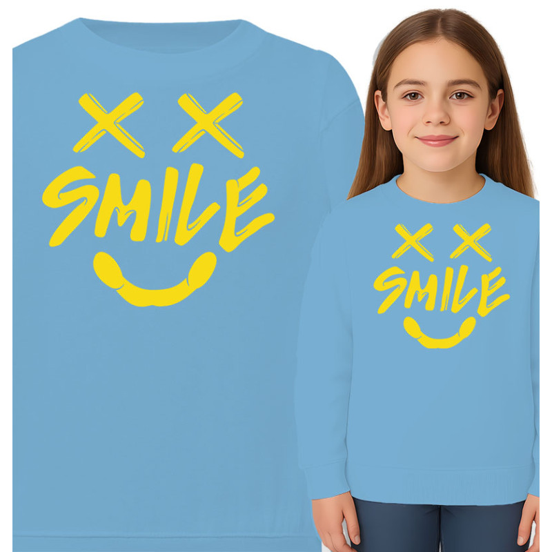Bluza dziecięca 'Uśmiechnij się Graffiti'