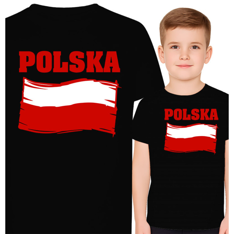 Koszulka dziecięca 'flagą Polski'