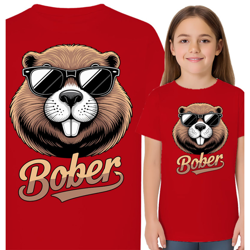 Koele Bever T-Shirt voor Kinderen
