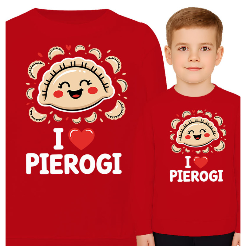 Bluza dziecięca 'Kocham Pierogi'