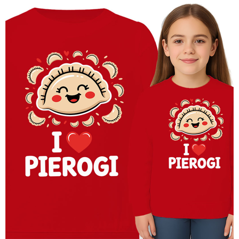 Bluza dziecięca 'Kocham Pierogi'