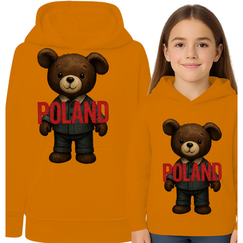 Schattige Polen Beer Hoodie voor Kinderen