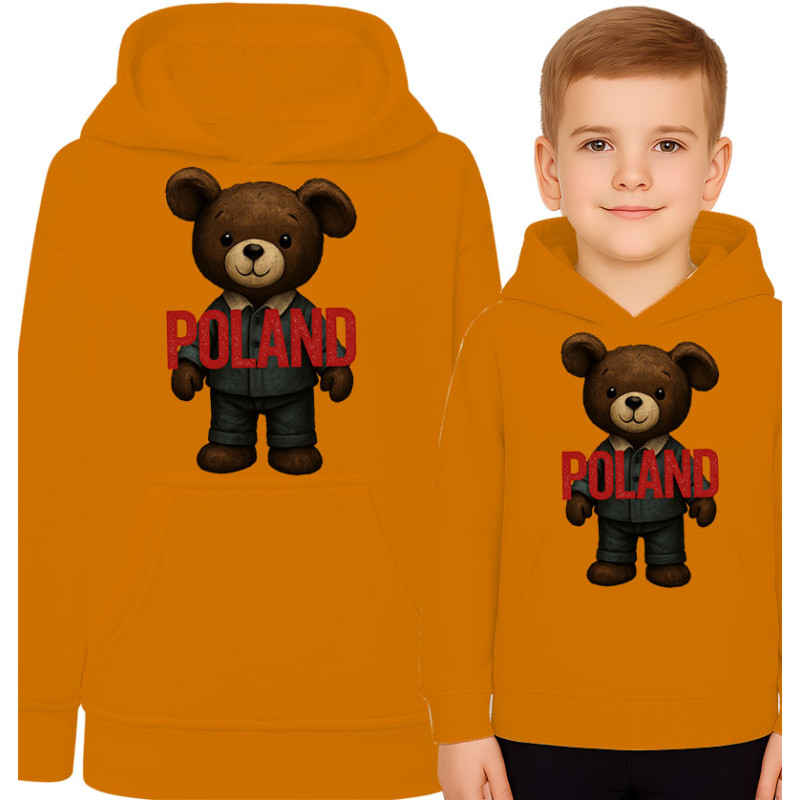 Schattige Polen Beer Hoodie voor Kinderen