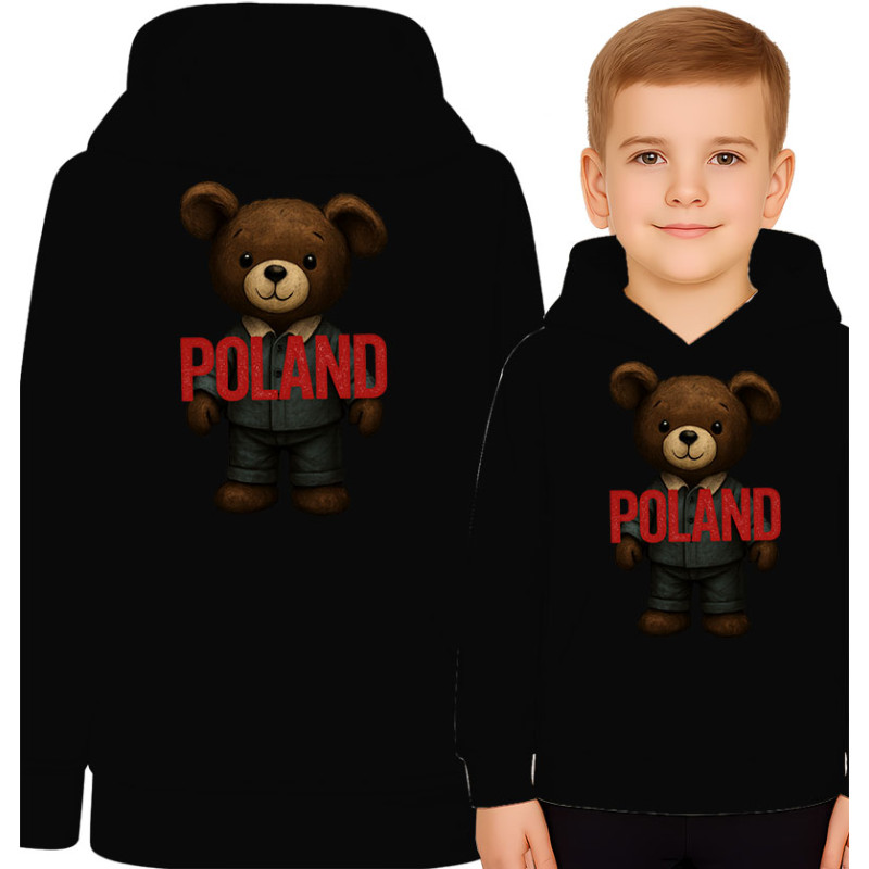 Bluza dziecięca 'Miś pluszowy Polska'