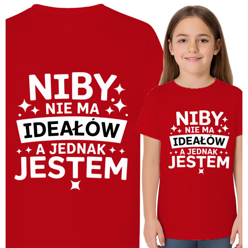 Unieke Rode T-Shirt met Inspirerende Quote