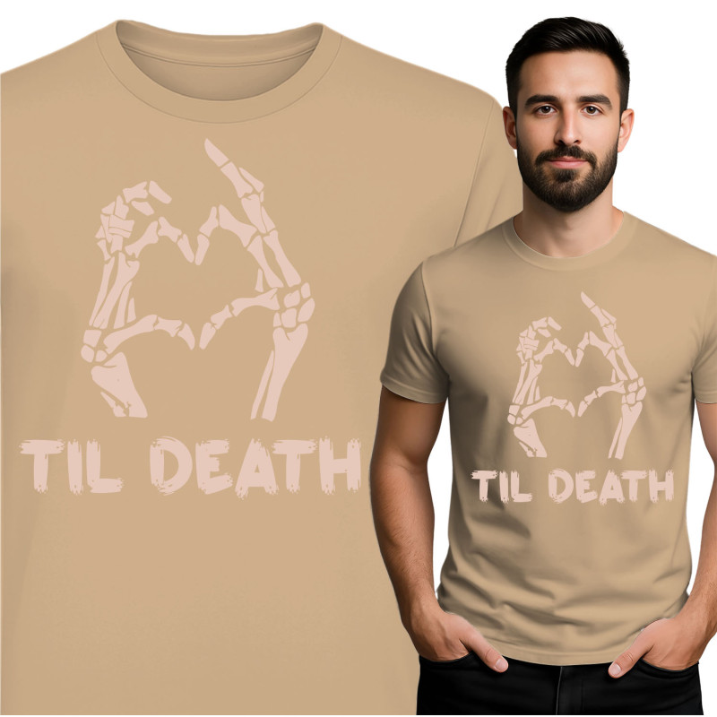 Til Death Skeleton Hands T-Shirt