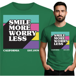 Smile More Worry Less T-Shirt