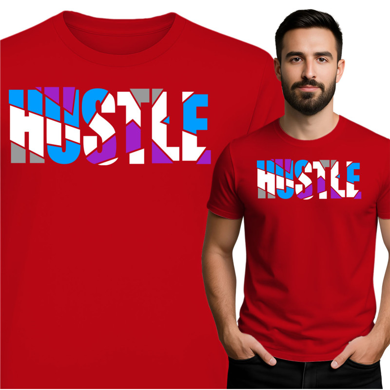 Koszulka męska 'HUSTLE'