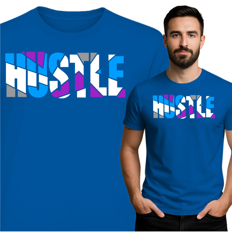 Stijlvolle Hustle Grafische T-Shirt