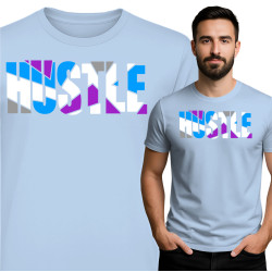 Stijlvolle Hustle Grafische T-Shirt