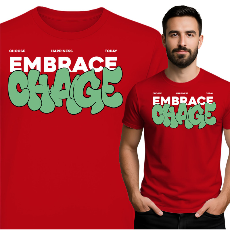 Koszulka męska 'Embrace Change'