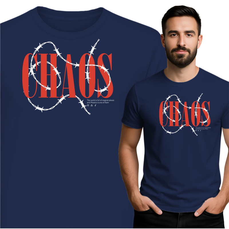 Chaos Grafische T-Shirt